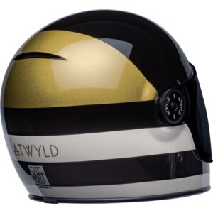 Bullitt Atwyld Orion Gloss Black/Gold Helmet - Image 4