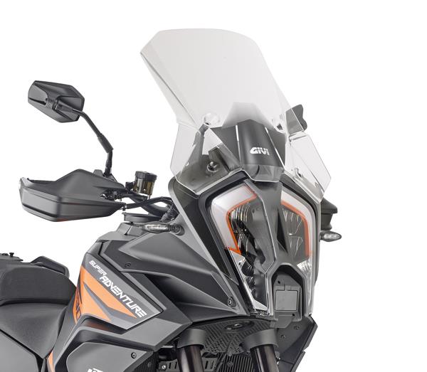 GIVI SCREEN KTM 1290 ADVENTURE S '21-> CLEAR 44.5x47cm