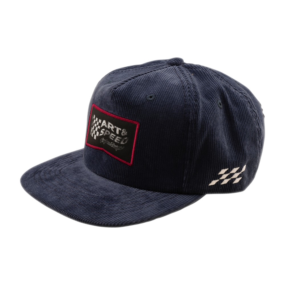 Troy Lee Designs Winners Circle Unstructured Snapback Corduroy Indigo