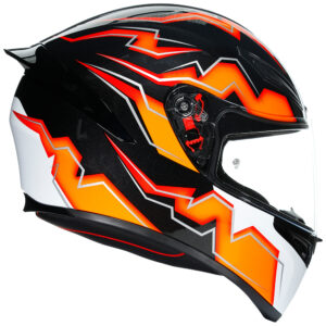 AGV K1 Road Helmet Kripton Black/Orange - Image 3