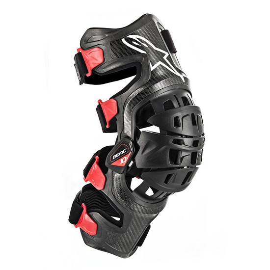 Knee Brace Alpinestars Bionic-10 Carbon Right Black/Red