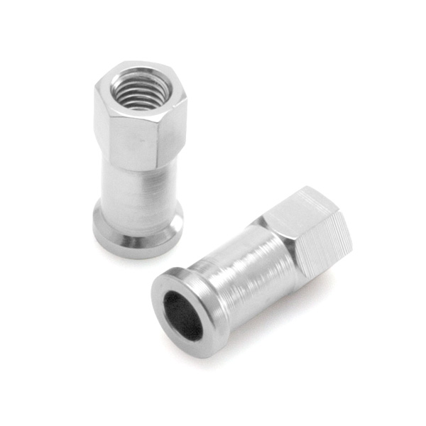 DRC RIM LOCK NUTS 2PK RED