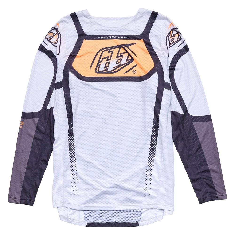 Troy Lee Designs GP Pro Air Bands Motocross Jersey Grey / Neo Orange