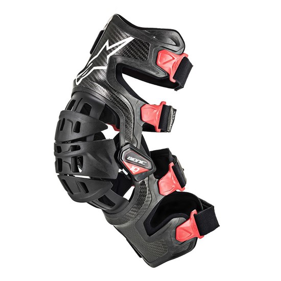 Knee Brace Alpinestars Bionic-10 Carbon Left Black/Red