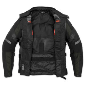 Spidi 4 Season Evo Road Jacket Black/Dark Green - Image 3