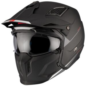 MT Streetfighter SV S Road Helmet Matte Black - Image 1