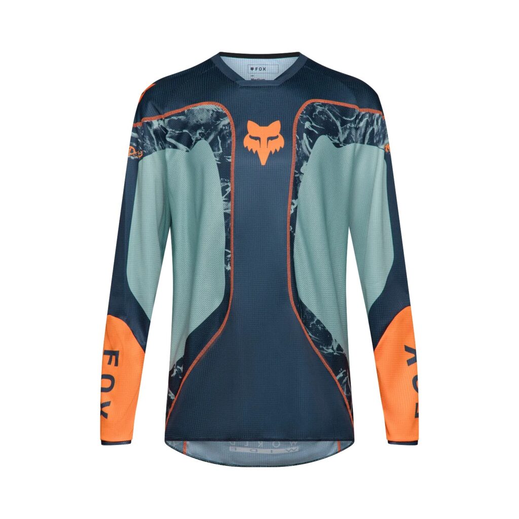 Fox 180 Image Print Motocross Jersey Arctic Blue