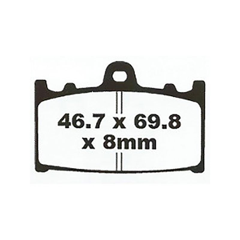PREMIER BRAKE PADS HI-PERF SINT GSR600K6/GSXR750RY FRONT