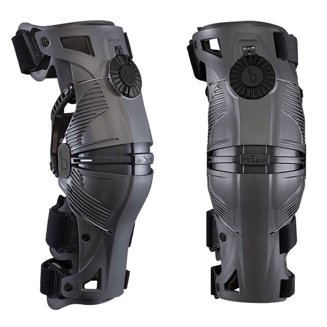 S X8 Knee Brace Storm Grey/ Black Mobius [A]