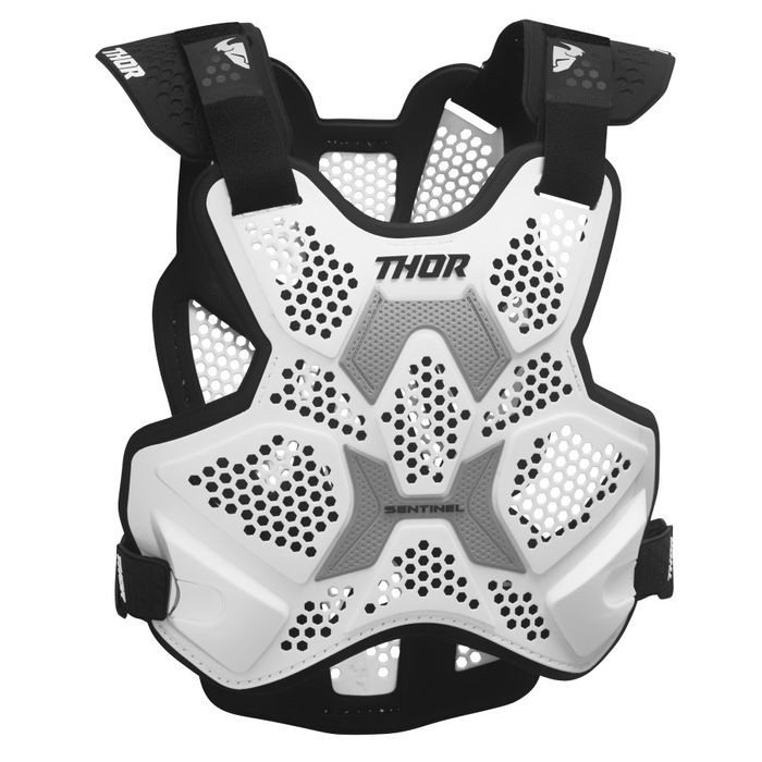 Thor Sentinel Chest Protector LTD White