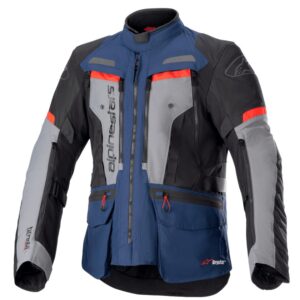 Alpinestars Bogota Pro Drystar Road Jacket Dark Blue/Black/Bright Red - Image 1