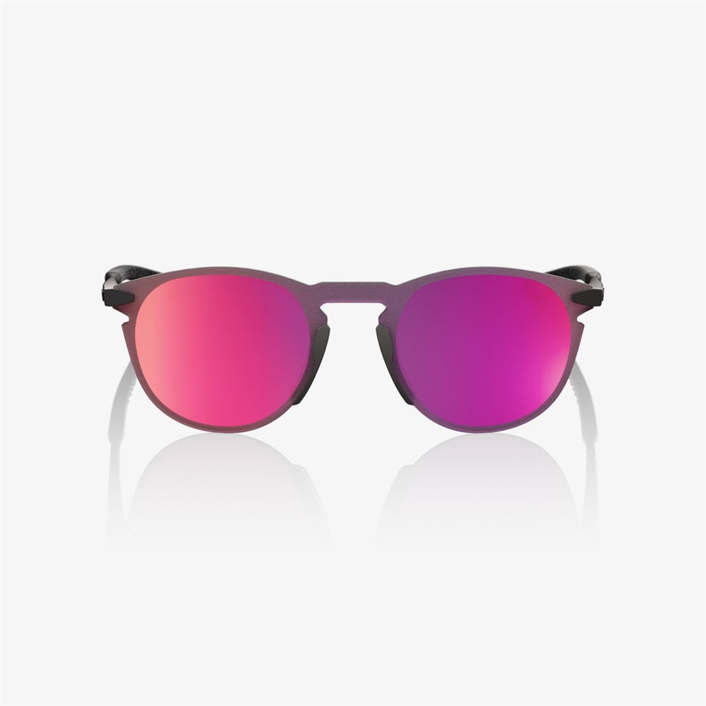 Legere Round Soft Tact Black - Purple Mirror Lens