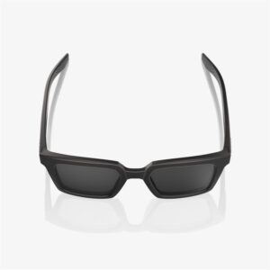 100% Erba Soft Tact Black Sunglasses Smoke Lens - Image 4