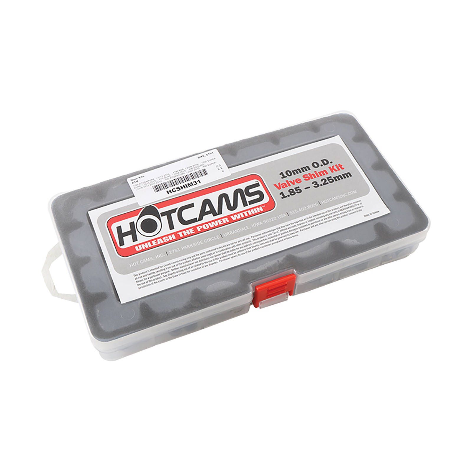 HOT CAM SHIM KIT 10.00mm (1.85mm-3.25mm in .05mm - 3 ea) 1b - Image 1