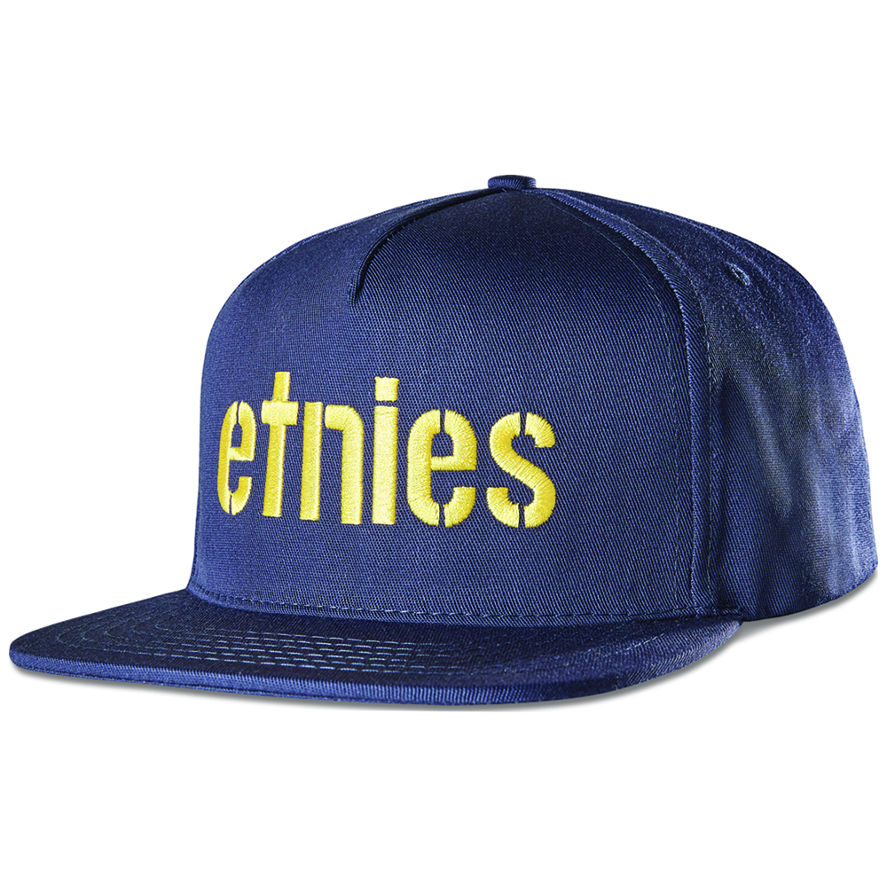 Etnies Corp Snapback Cap Navy/Yellow