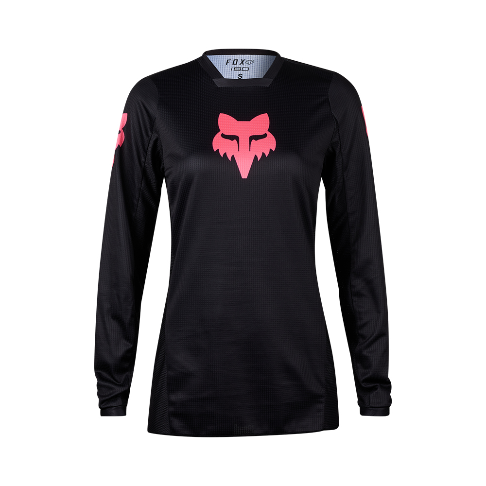 Fox Blackout Motocross Jersey Ladies Black/Black