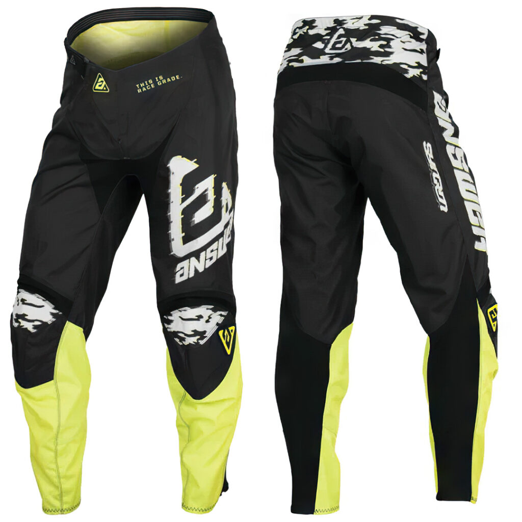 Answer Syncron Meltdown Motocross Pants Youth Grey/HyperAcid/Black
