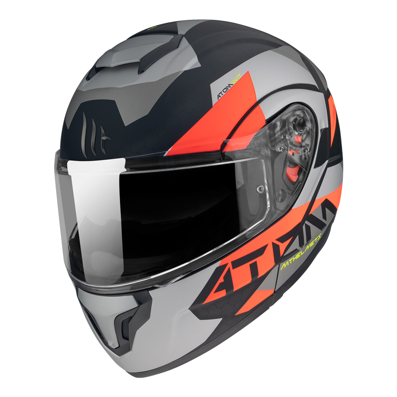 MT Atom SV Flip Front Helmet Matte Red