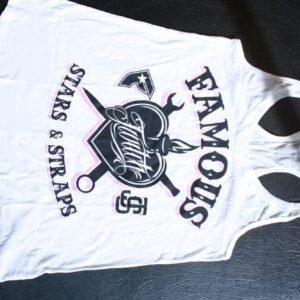 Tank Famous Ladies Burning Heart White/Black - Image 1