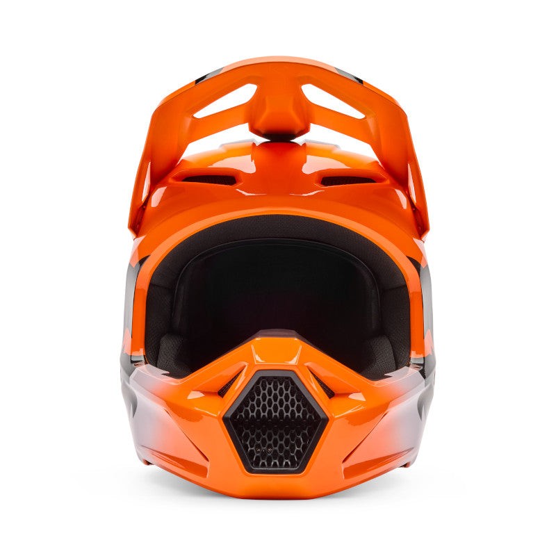 Fox V1 Shield Motocross Helmet Fluro Orange
