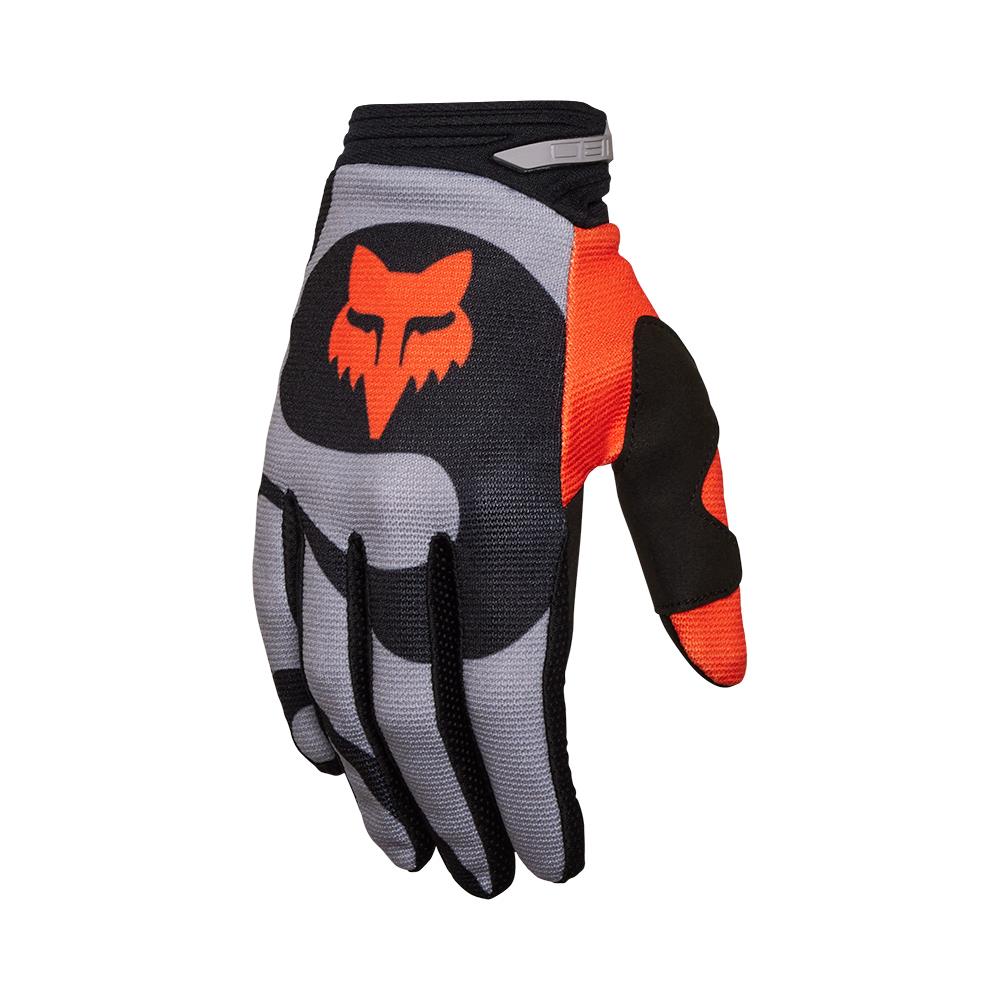Fox 180 Emotion Motocross Gloves Steel Grey