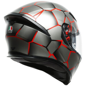 AGV K5 S Road Helmet Vulcanum Red - Image 6
