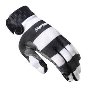 Fasthouse Vapor Jail Bird Motocross Gloves Black/White - Image 1