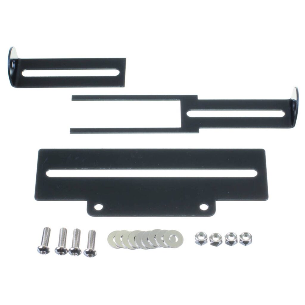 WHITES NUMBER PLATE BRACKET BLACK