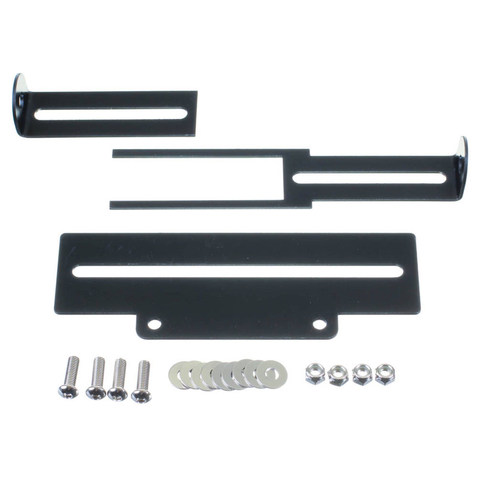 WHITES NUMBER PLATE BRACKET BLACK