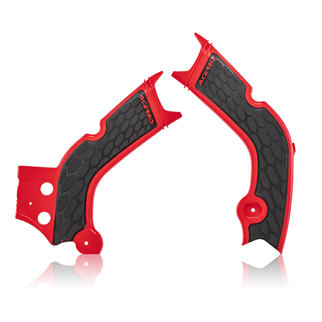 X-Grip Frame Guard CRF450R 2019-20 Red/Black Acerbis [A]