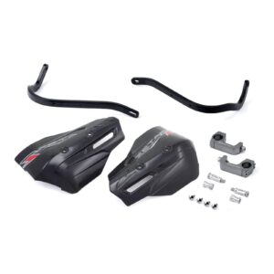 Zeta Armor Handguard XC Pro Kit for 28.6mm U-Clamp Bar - Black / Black - Image 1