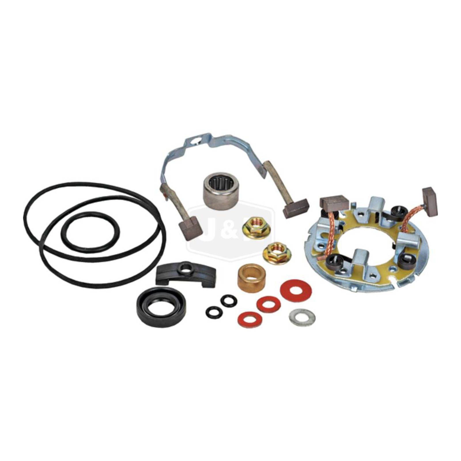 STARTER MOTOR BRUSH KIT J&N 414-54000 SMU9101 - Image 1