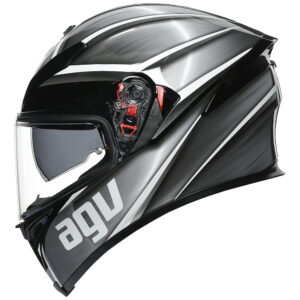 Road Helmet AGV K-5 S Tempest Black/Silver - Image 3