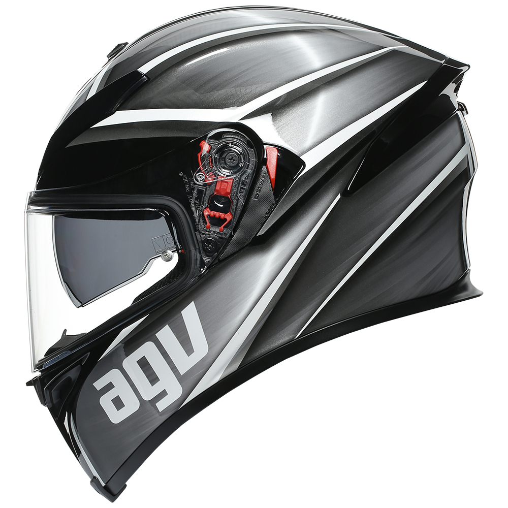 Road Helmet AGV K-5 S Tempest Black/Silver