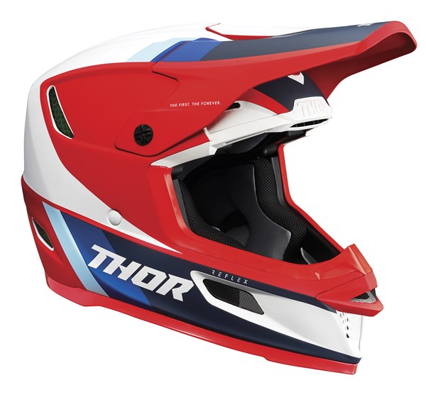 Thor Reflex Apex Motocross Helmet Red/White/Blue