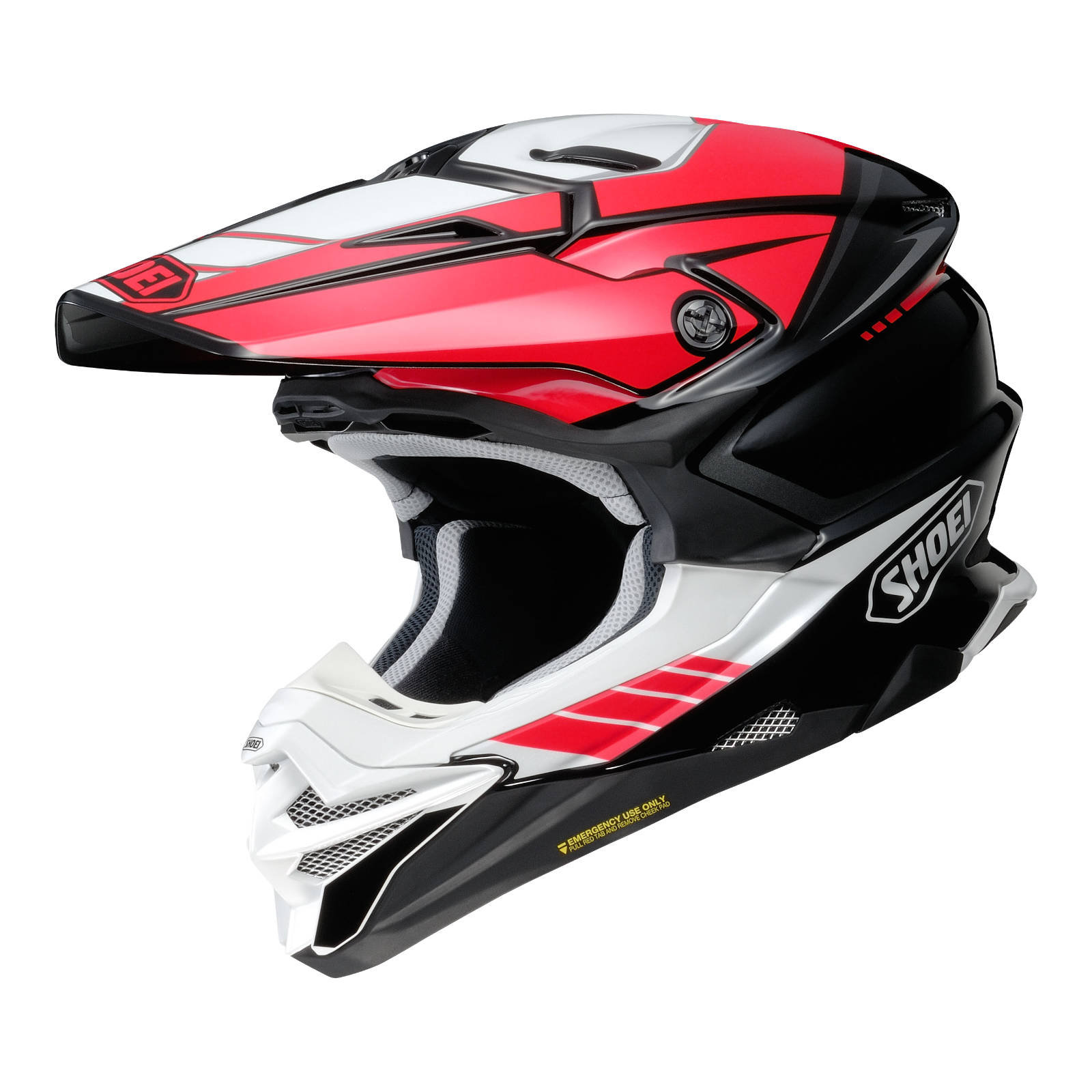 Shoei VFX-WR06 M.E.D.S Motocross Helmet Jammer - TC1 - Image 1