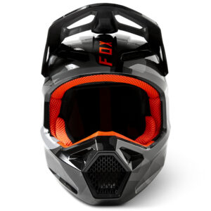 Fox V1 BNKR MIPS ECE Motocross Helmet Youth Grey Camo - Image 5