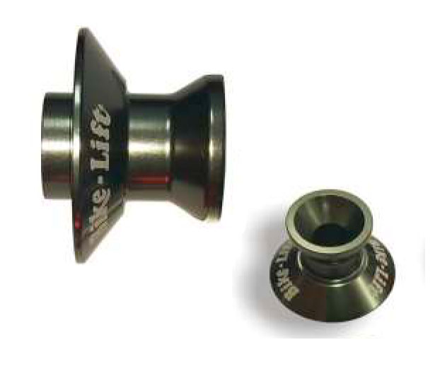 8mm REAR STAND BOBBIN SET TITANIUM (NEW STYLE)