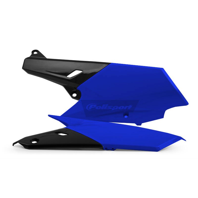 Yamaha YZ250F/450F 14-16 Blue/Black Side Panels Polisport