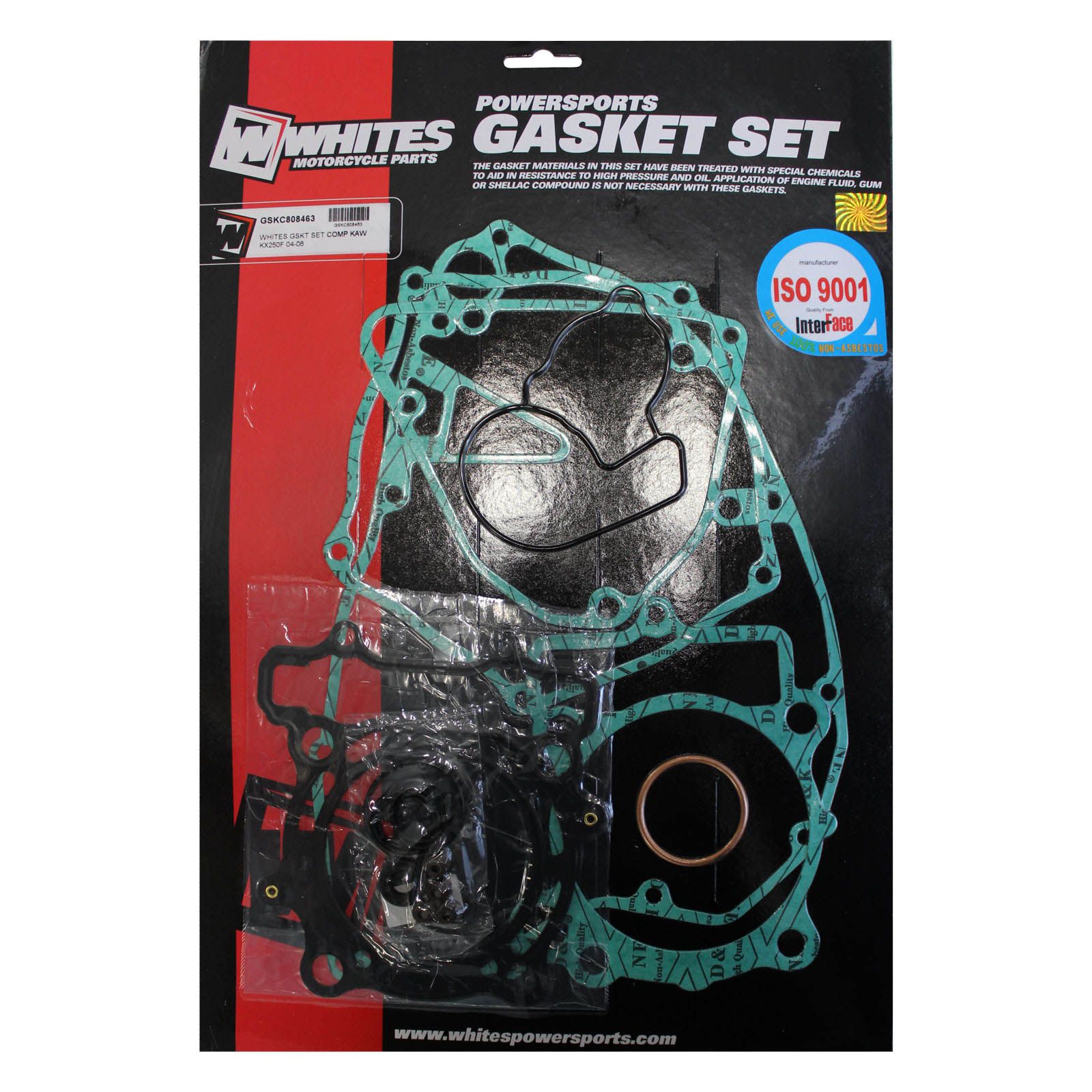 WHITES GASKET SET COMPLETE KAW KX250F 04-08 - Image 1