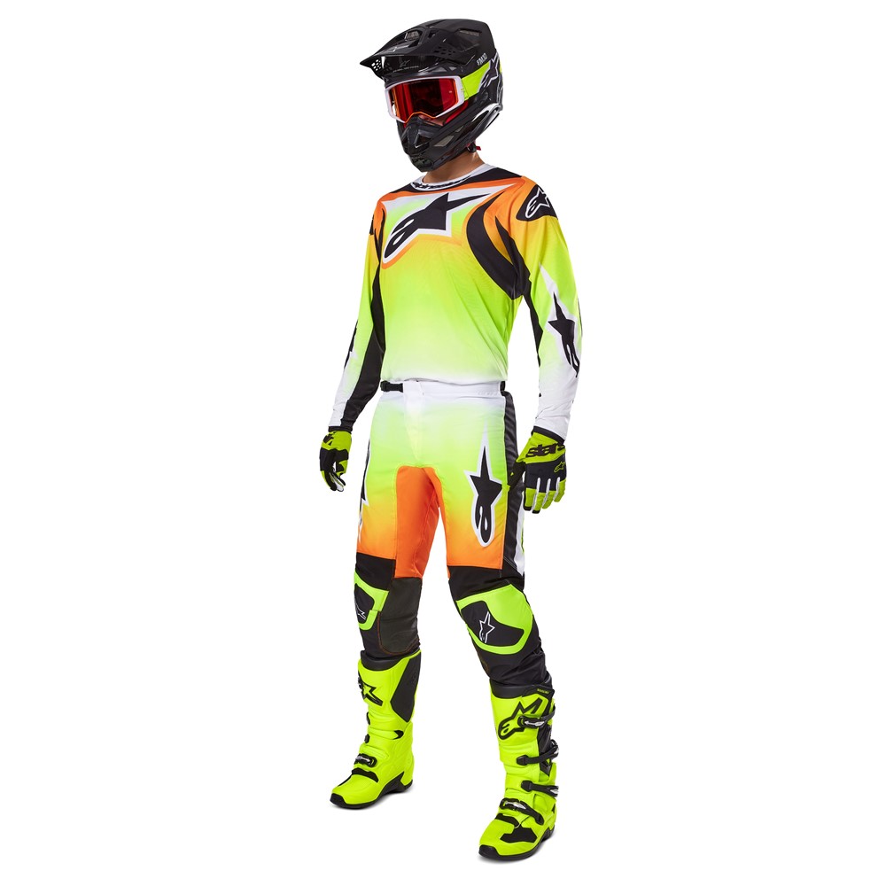 Alpinestars Fluid Wurx Motocross Jersey Yellow/Black