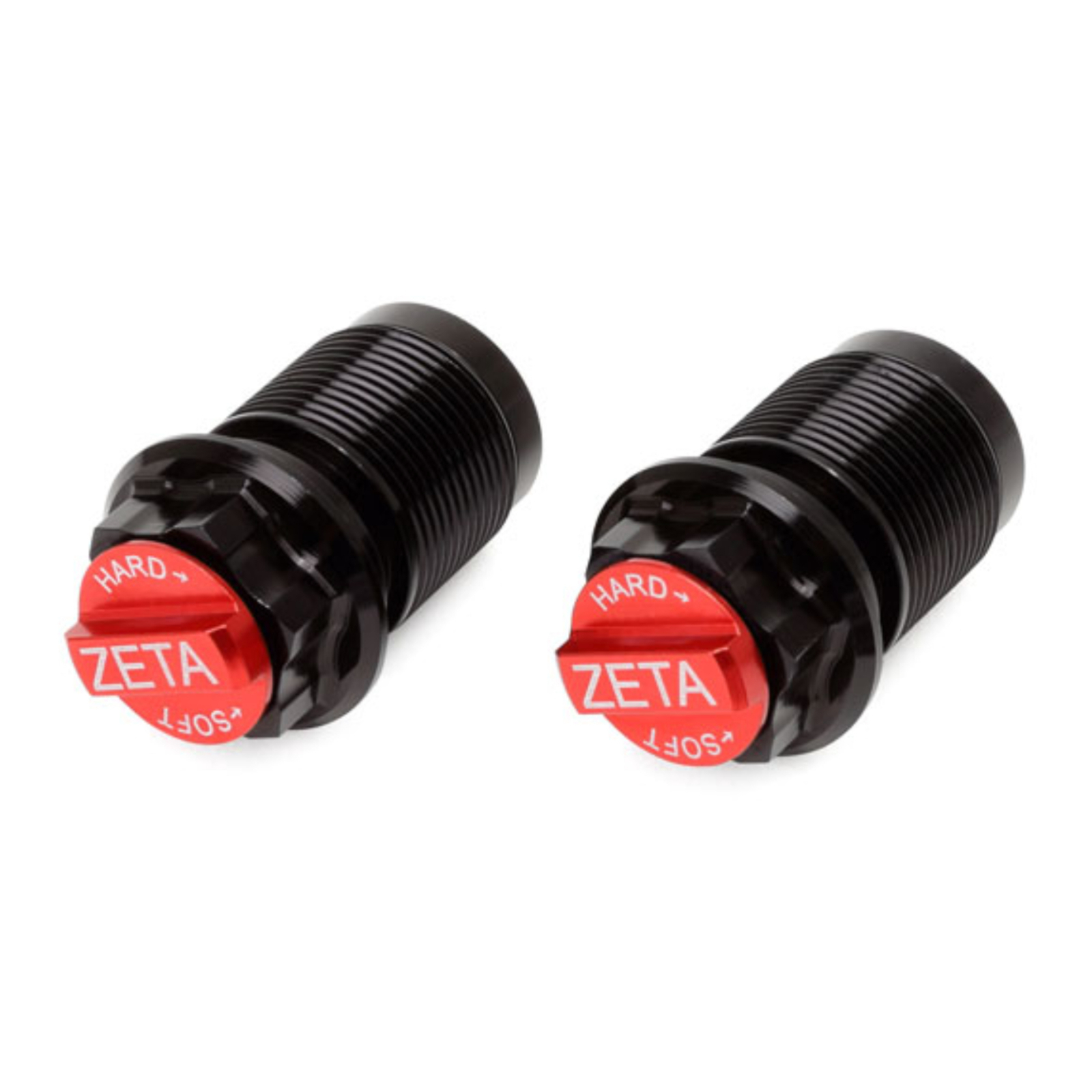 Zeta Front Fork Bottom Adjuster KYB AOS - Black/Red 2pcs - Image 2