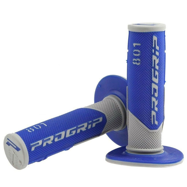 Gel MX grips 115mm grey/blue Progrip [A]