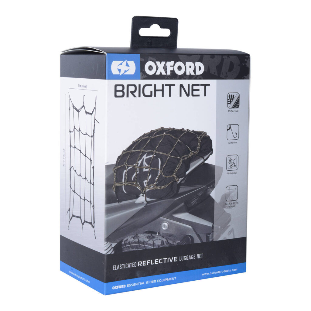 Oxford Bright Cargo Net Black/Reflective