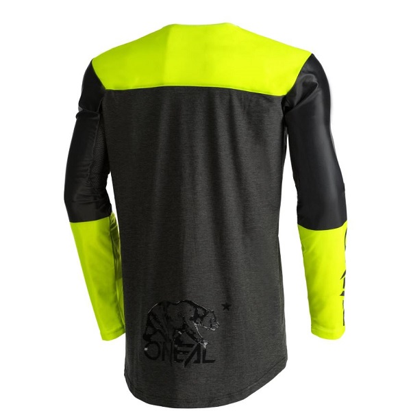 Oneal Mayhem Hexx Motocross Jersey Youth Black/Yellow