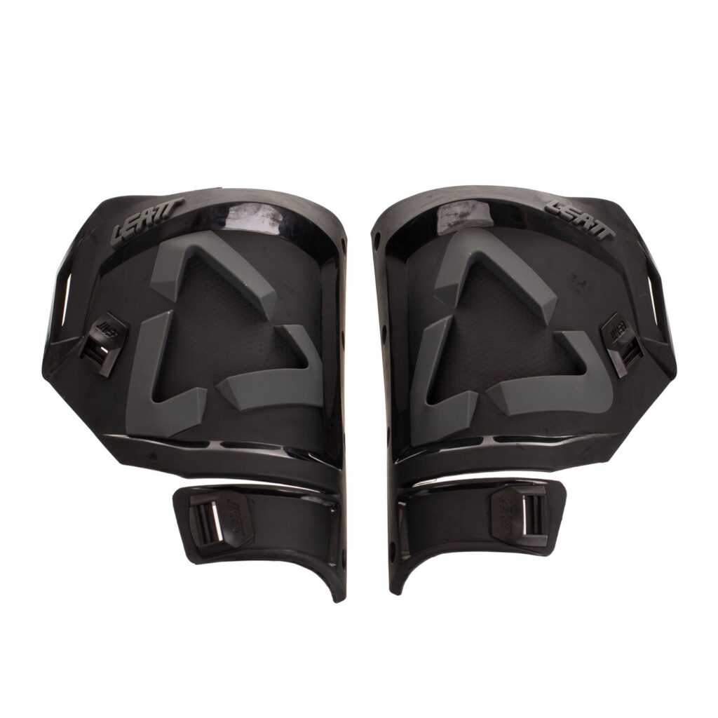 LEATT BOOT SHIN PLATE KIT 5.5 BLK PAIR US10/11