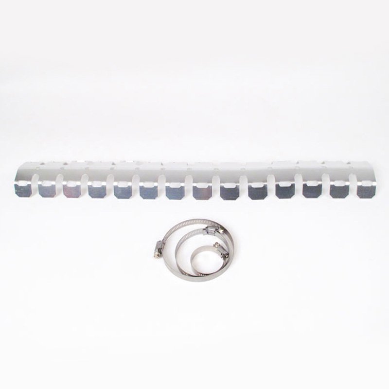 WHITES PIPE GUARD W/CLAMP SIL