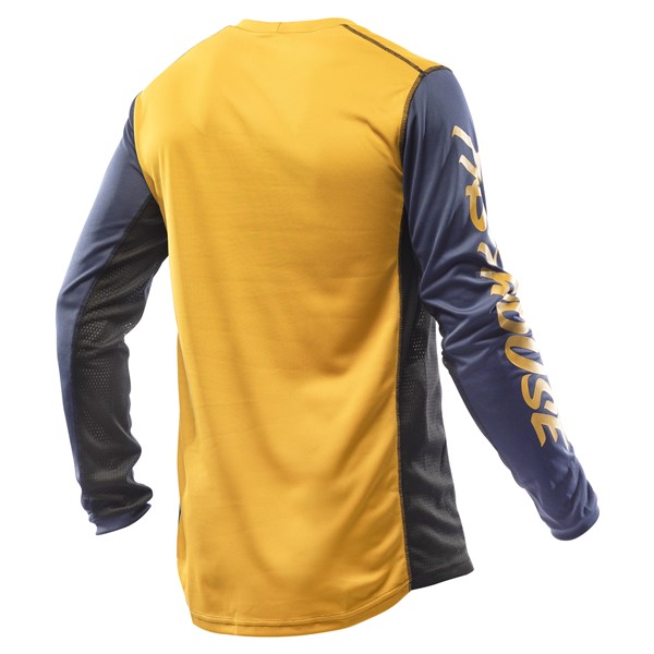 Fasthouse Grindhouse Tempo Motocross Jersey Midnight Navy/Vintage Gold