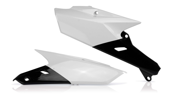 Side panel OEM YZF250 white/black 14/18 Acerbis []