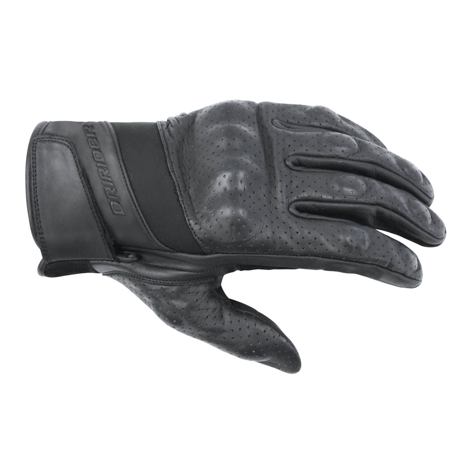 Dririder Tour Air Summer Vented Touring Road Gloves Black - Image 1